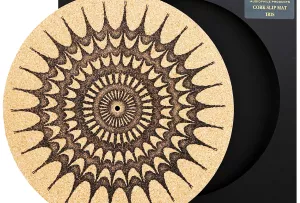 Simply Analog Corc Slip Mat (Iris) - Mata Gramofonowa z Korka (z Nadrukiem)