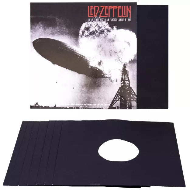 Simply Analog Antistatic Inner Sleeves 12” (25 sztuk) - Antystatyczne Koperty do Płyt Winylowych (Czarne)