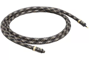 VIABLUE H-Flex T8 Toslink/Mini-Toslink (Cobra) - 0.5m - Przewód Optyczny Toslink - Mini-Toslink