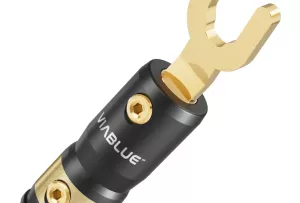 VIABLUE T8 Mini Spades 4 MM - Wtyk Widełkowy (50 szt.)