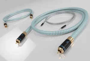 Ricable Invictus Turntable Reference - 2x1.0m - Przewód Gramofonowy 2RCA - 2RCA z żyłą uziemiają