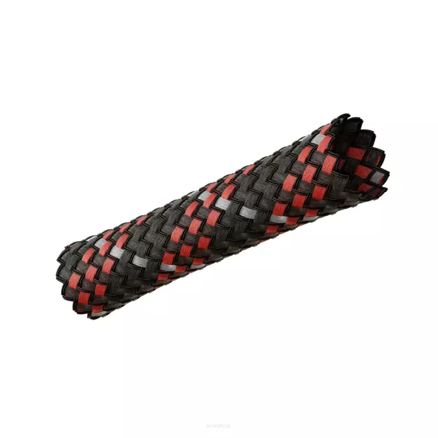 VIABLUE Oplot Cable Sleeve - RED Medium - Cena za 1 mb