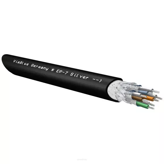 VIABLUE EP-7 Silver Cat-7 (Ethernet Cable) - Przewód Ethernet (na metry)