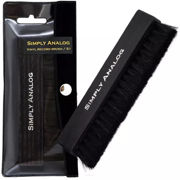 Simply Analog Vinyl Record Brush - Szczotka do Płyt Winylowych (Czarne Drewno)