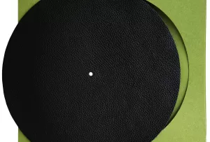 Simply Analog Leather Mat (Premium Quality) - Skórzana Mata Gramofonowa (Czarny)