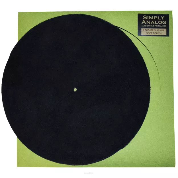 Simply Analog Leather Mat (Soft Touch) - Skórzana Mata Gramofonowa (Aksamitna)