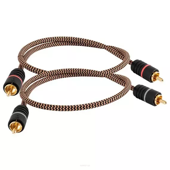 PROSON Arctic RCA Cable - 2x0.5m - (ARRCA05) - Przewód Analogowy 2RCA-2RCA