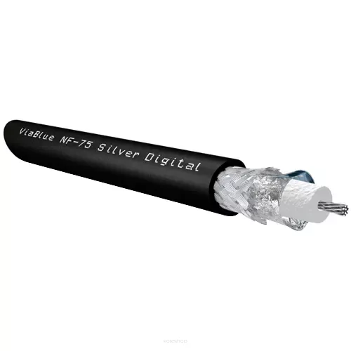 VIABLUE NF-75 Silver (Digital Cable) - Przewód Coaxialny (na metry)